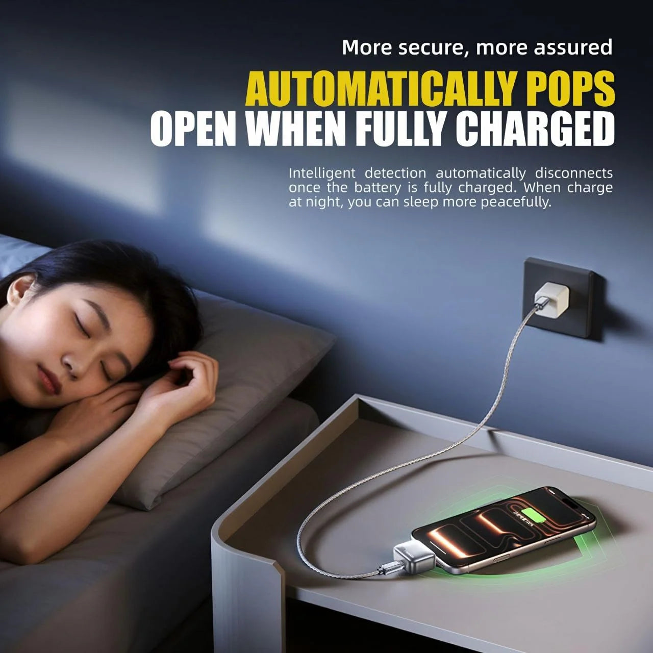 Smart Auto Disconnect Fast Charger - 140W