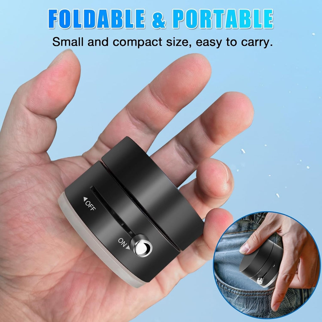 Magnetic Suction Phone Holder | Vacuum Suction Cup Foldable Universal Mobile Stand