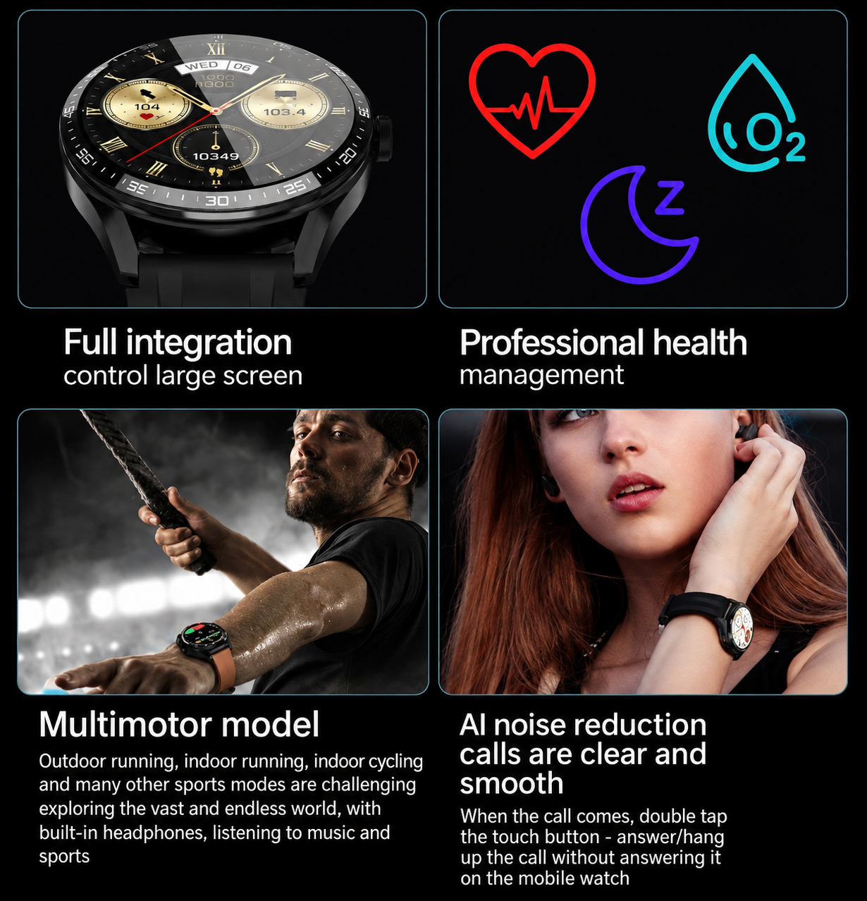 GTS 5 Smart Watch and Earbuds