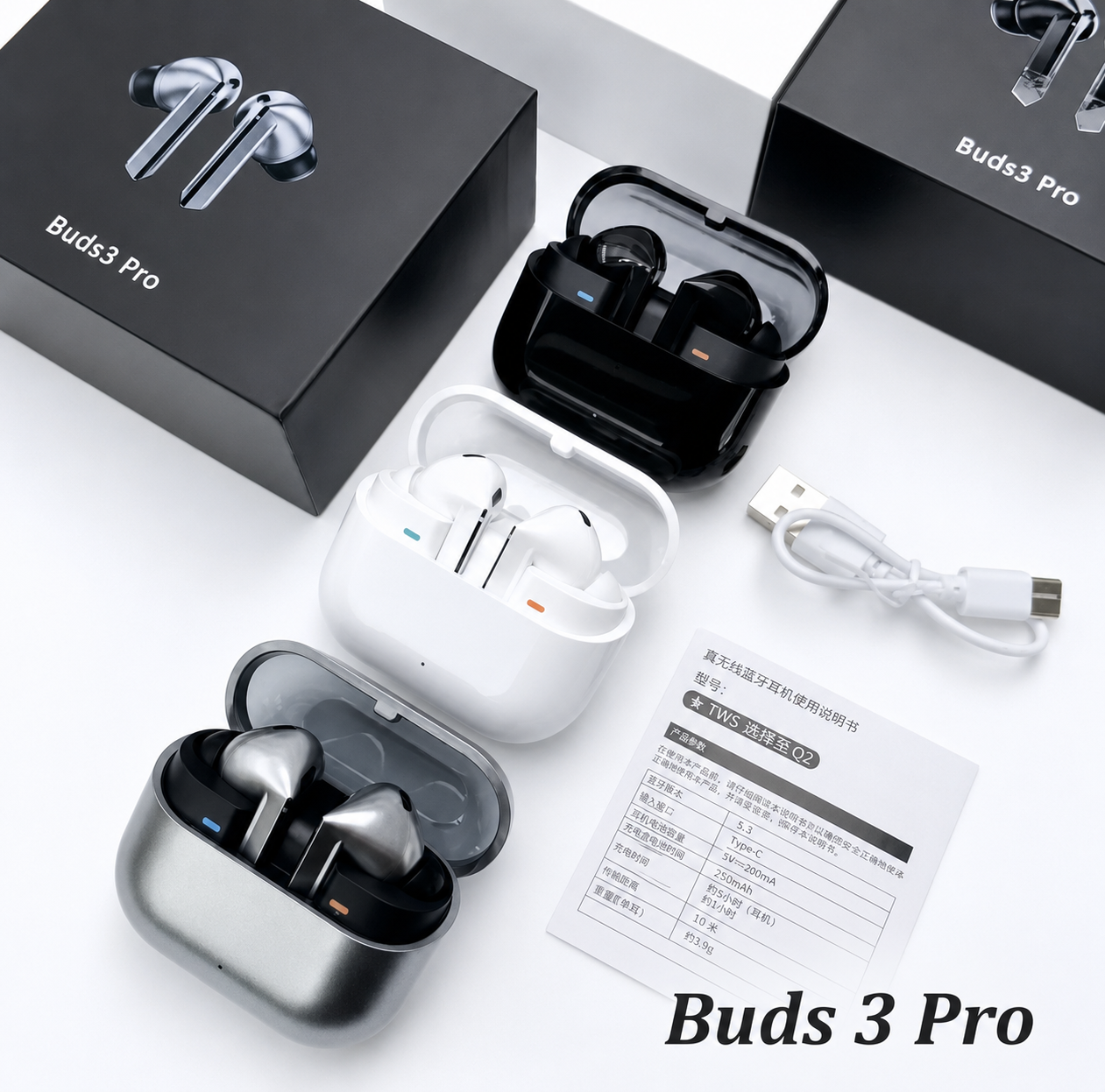 Buds 3 Pro – ANC Wireless Bluetooth Earbuds